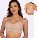 6441 Sutia com mangas e Bojo Moldado Cor:ChocolateTamanho:G