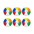 6pcs bola de praia inflável colorida conjunto de bola de jogo de festa de piscina de férias de verão 6pcs bola de praia inflável colorida conjunto de bola de jogo de festa de piscina de férias de verão