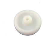 (6pçs) Roda 3pol. 312 Nylon Branco 100kg P/ Roda Eixo 5/16''