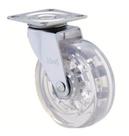 (6pçs) Roda C/ Rolamento 75mm Gel Silicone 50kg Por Rodízio