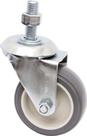 (6pçs) Rodizio Girat. Rosca Parafuso 3pol. R312 Bp Pvc Anti Risco 60kg Por Roda