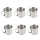 6un Caneca copo alumínio café chá 300ml xícara cozinha 6un Caneca copo alumínio café chá 300ml xícara cozinha