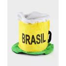 6UN Capacete Porta Lata Chopp Brasil Copa 2026 Canudo