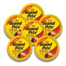 6un Cera Automotiva Pasta Grand Prix Proteção e Brilho Tradicional 200g