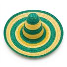6UN Chapéu Mexicano Palha Brasil Verde Amarelo Copa 2026
