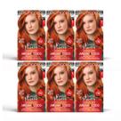 6un Coloração Kit Beautycolor 76.44 Ruivo Absoluto