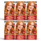 6un Coloração Kit Beautycolor 96.44 Ruivo Claro Indecifrável