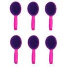 6un Escova de Cabelo Desembaraçante Oval Flex - Bellesa