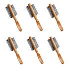 6un Escova para Cabelo Meia Lua de Madeira - Bellesa 6un Escova para Cabelo Meia Lua de Madeira - Bellesa