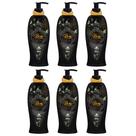 6UN Loção Hidratante Corporal Rosas Negras 300ml Davene