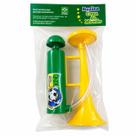 6UN Mini Corneta Brasil Brazuca Copa 2026 Torcida Vuvuzela