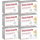 6UN Sabonete Vegetal Leite Aveia Hipoalergenico 90g Davene