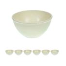 6UN TIGELA 300ml BOWL CUMBUCA VASILHA SOPA CALDO BEGE