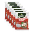 6uni Coco Ralado Fino Umido Adoçado 50gr - Copra