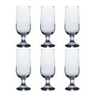 6UNI Taça de Vidro 300ML Chopp Cerveja Drinks Chic Elegante