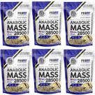 6x Anabolic Mass 28500 Profit 3Kg Refil Baunilha