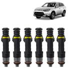 6x Bico Injetor Mitsubishi Outlander 3.0 V6 2014 em Diante