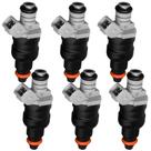 6x Bicos Injetores Jeep Cherokee 4.0 V6 Gasolina 1996 A 2000