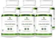 6x Cálcio MDK (Cálcio, Magnésio, Vitamina D e Vitamina K2) 60 Capsulas de 530mg Tuttiflora