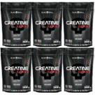 6x Creatine Turbo Monohidratada Black Skull 6un x Refil 300g Sem Sabor