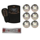 6x led rgbw 15w tholz + fonte 120w + smartpool