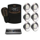 6x led slim 10w tholz + fonte 60w + smartpool
