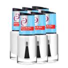 6x O Melhor Esmalte Finalizador Extra Brilho 10ml - Cora Ref.71