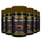 6x óleo de krill 60caps 750mg hf suplements