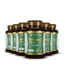6x Omega 3 Puro 1000mg 120 Caps Mais Ativo Mentalmente
