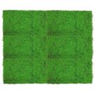 6x Placa Jardim Vertical Musgo (50x100) Verde SMO