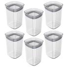 6x Porta Temperos Pote 1L Organizador OU Block Hermético 6x Porta Temperos Pote 1L Organizador OU Block Hermético