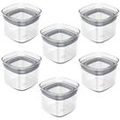 6x Porta Temperos Pote 450ml Organizador OU Block Hermético 6x Porta Temperos Pote 450ml Organizador OU Block Hermético