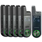 6x Rádio Comunicador INTELBRAS RC6 MINI - Walkie Talkie HT