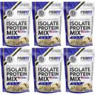 6x Suplemento Em Pó Profit Labs Isolate Protein Mix Baunilha 900g