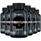 6x Thermo Flame Termogênico 120 Tab Cada Black Skull