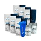 6x Whey Protein 100% 900g (5.4kg) + 2 Creatina 300g + COQUETELEIRA - HEALTH TIME 6x Whey Protein 100% 900g (5.4kg) + 2 Creatina 300g + COQUETELEIRA - HEALTH TIME