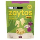 6x Zaytas Alecrim e Flor de Sal Lascas Crocantes Vegana 80g