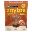 6x Zaytas Caramelo e Flor de Sal Lascas Crocantes Vegana 80g