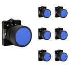 7 Botão De Comando Steck SLPRN4 Azul Para Automação IP40 7 Botão De Comando Steck SLPRN4 Azul Para Automação IP40