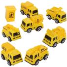 7 Caminhão Fricção Construção Limpeza Abastecimento Miniatur