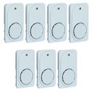 7 Campainhas Embutir Tipo Timbre 220v Com Placa 4x2 Pial