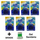 7 Detergente Sanitário Bloco Pastilha Vaso Sanitário Marine 50g da Aplik Até 300 Descarga - Envio Já
