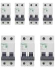 7 Disjuntores Schneider 2p 125a 4.5ka Easy9 230v