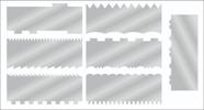 7 Espatulas Inox Para Bolo, Decorar, Modelar E Alisar 20cm