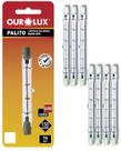 7 Lâmpada Halógena Palito Ourolux 150w 220v Luz Amarela