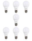 7 Lâmpada LED Bulbo 9w Superled Ouro Biv 6500k Ourolux