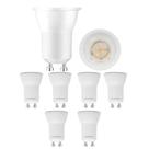 7 Lâmpada Mini Dicroica LED MR11 4W GU10 3000K 300lm Branco Quente