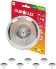 7 Lâmpadas Ar111 Led 11w Bivolt 24 Graus Gu10 Cor da Luz 2700K Amarela Ourolux