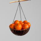 7 Laranjas Decorativas para Cenografia Frutas Artificiais de Alta Qualidade e Cores Vivas - DE0423