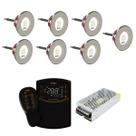 7 Led Slim Rgbw 15w Inox Piscina Smartpool Fonte 10a Tholz